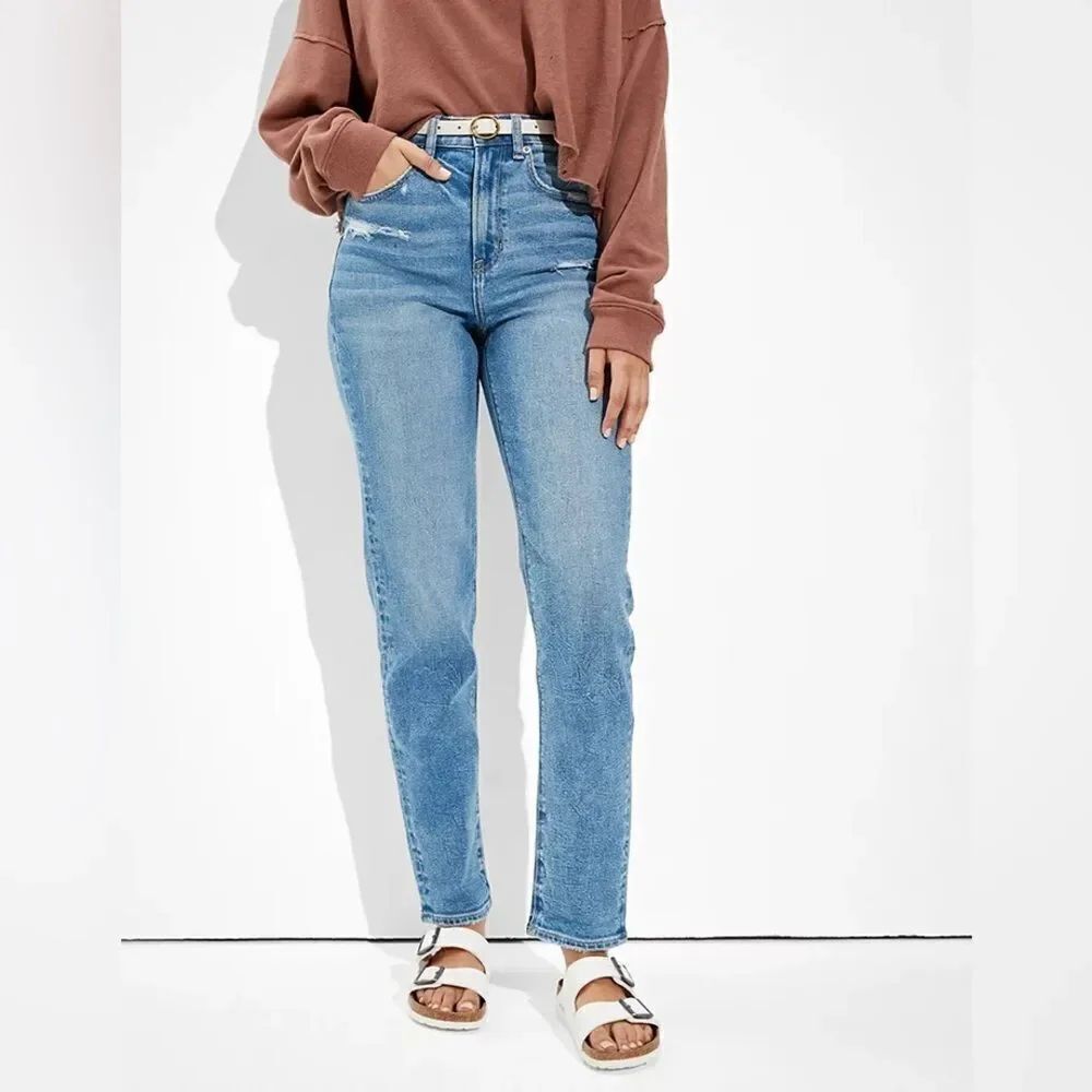 American Eagle Stretch Mom Straight Jean Size 2